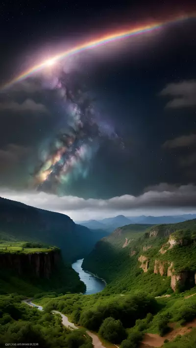 The Majestic Valley of Unicorns