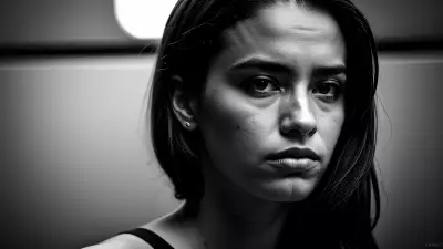 Contrast in a Contemplative Portrait