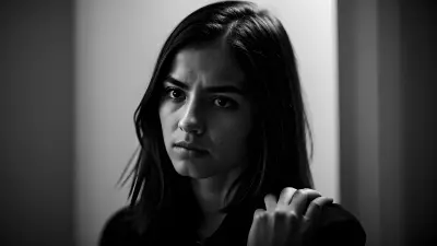 Contrast in a Contemplative Portrait