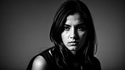Contrast in a Contemplative Portrait
